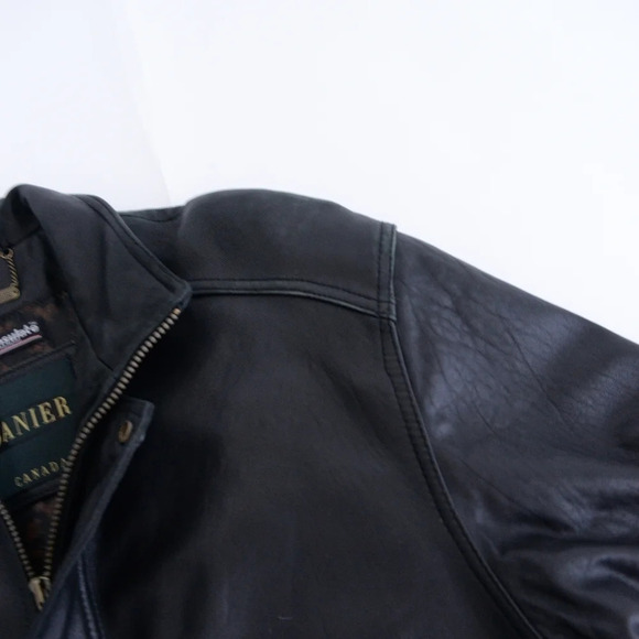 Vintage Danier Vintage Soft Leather Zip Up Thinsulate Thermal Lined Jacket XS - Picture 9 of 15